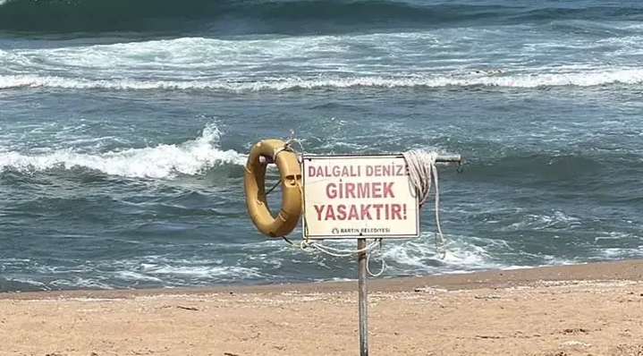 Bartın'da denize girmek 3 gün yasaklandı
