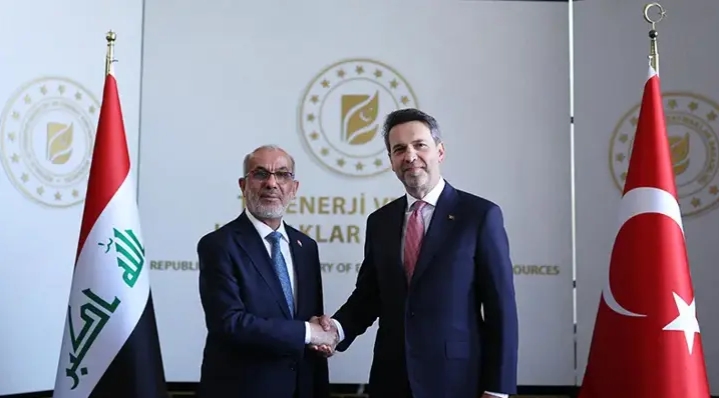 Bakan Bayraktar, Irak Petrol Bakanı Hüdeyir ile görüştü