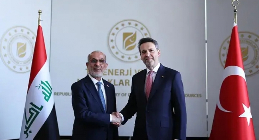 Bakan Bayraktar, Irak Petrol Bakanı Hüdeyir ile görüştü