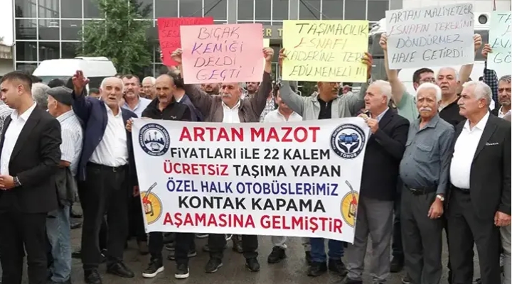 Özel halk otobüsü esnafından ücretsiz taşımaya düzenleme talebi