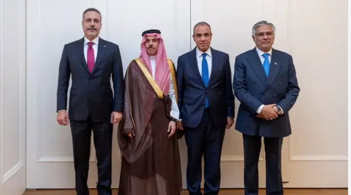 Bakan Fidan, Türkiye-Mısır-Pakistan-Suudi Arabistan Dışişleri Bakanları Toplantısı’na katıldı