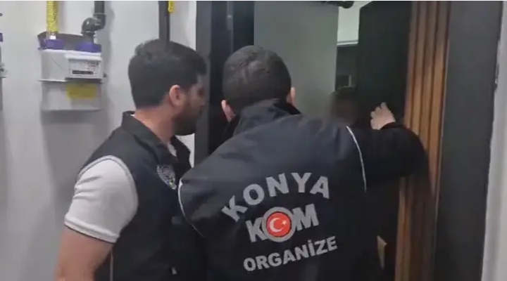 Konya'da 'Kıskaç' operasyonu: 20 gözaltı