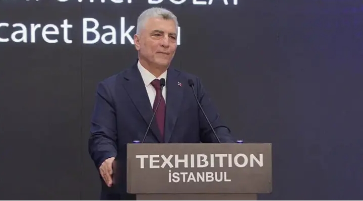 Bakan Bolat: Tekstil ve konfeksiyon sektörünün dünyadaki ihracat hacmi geçen yıl 858 milyar dolar oldu