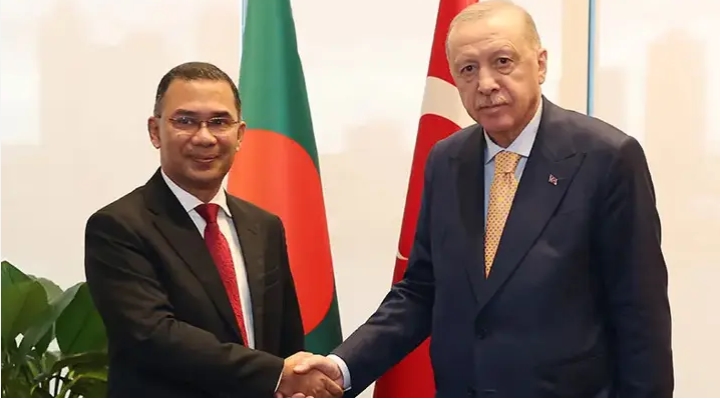 Cumhurbaşkanı Erdoğan, Bangladeş Başbakanı Rahman ile bir araya geldi