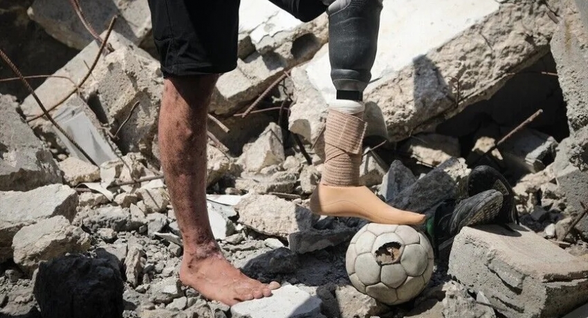 Gazze'deki ampute sporcular, Adidas'ın "mağdurları görmeyip katilleri öne çıkarmasına" tepkili