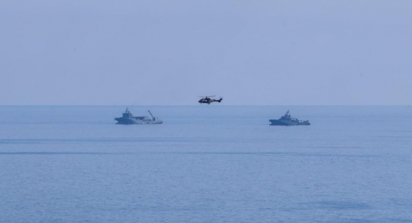 Girne açıklarında batan gemiye ulaşıldı