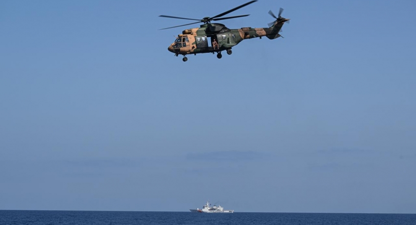 Girne'deki feribot kazasında kaybolan 20 kişiyi arama çalışmaları devam ediyor