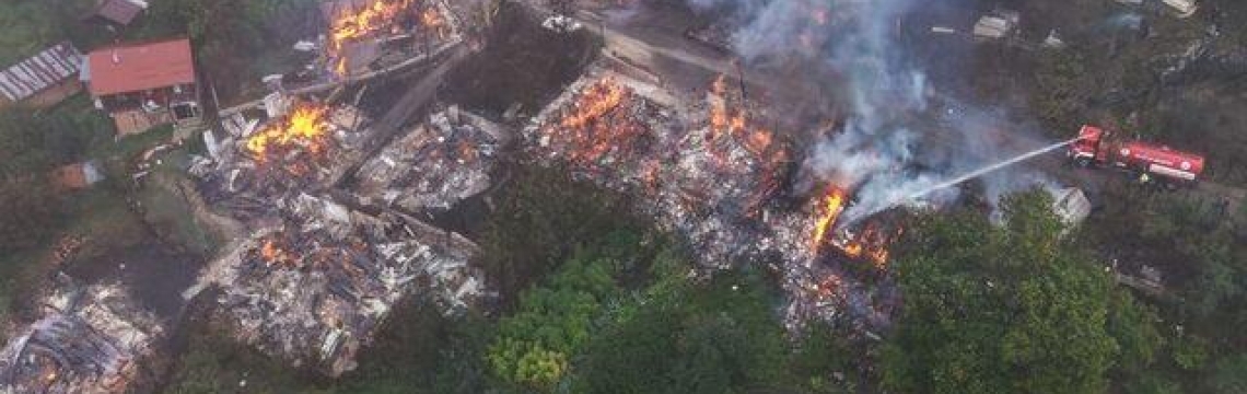 Kastamonu'da yangın! 10 ev kül oldu