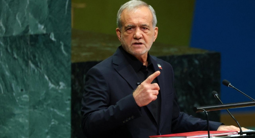 Pezeşkiyan BM'de "diplomasiye hazırız ancak savaştan korkmuyoruz" mesajı verdi