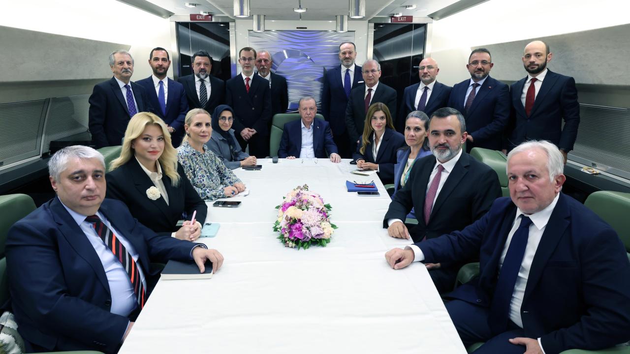 Cumhurbaşkanı Erdoğan'dan Kırgızistan dönüşü konuştu