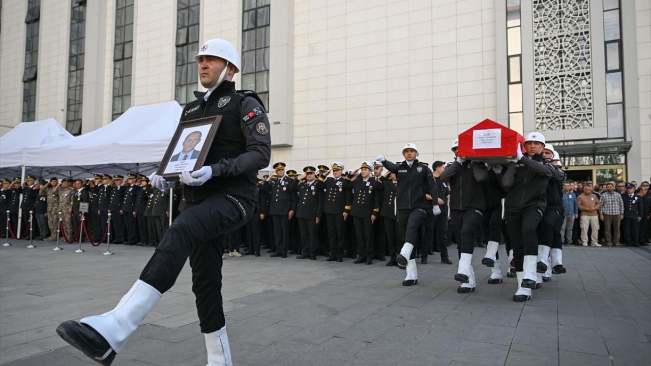 Şehit polis Türkoğlu için tören düzenlendi