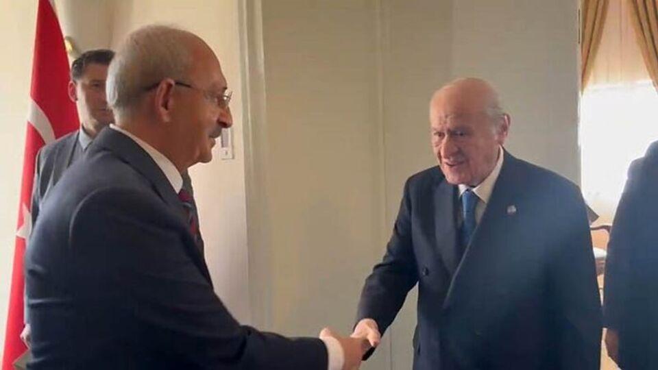 Devlet Bahçeli, Kemal Kılıçdaroğlu ile görüştü