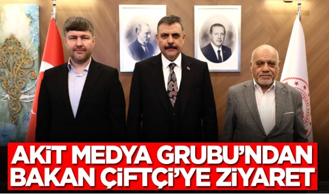 AKİT Medya Grubu'ndan Bakan Çiftçi'ye ziyaret