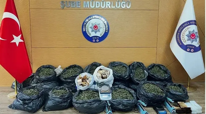 İzmir merkezli uyuşturucu operasyonunda 7 tutuklama