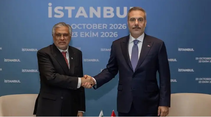 Bakan Fidan, Pakistan Dışişleri Bakanı Ishaq Dar ile bir araya geldi