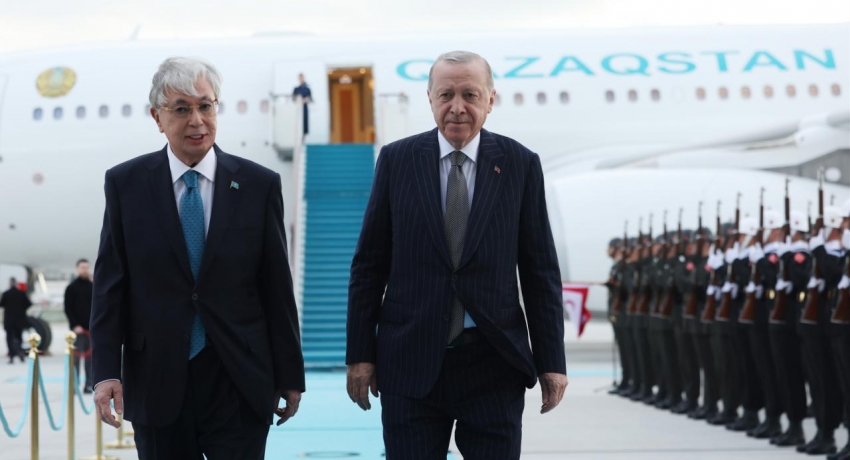 Kazakistan Cumhurbaşkanı Tokayev Ankara'da