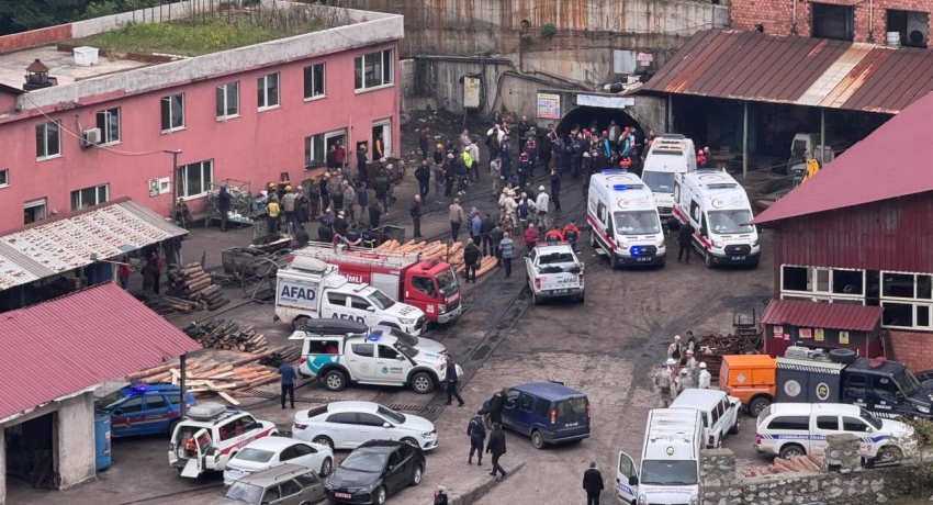 Zonguldak'ta maden ocağında patlama