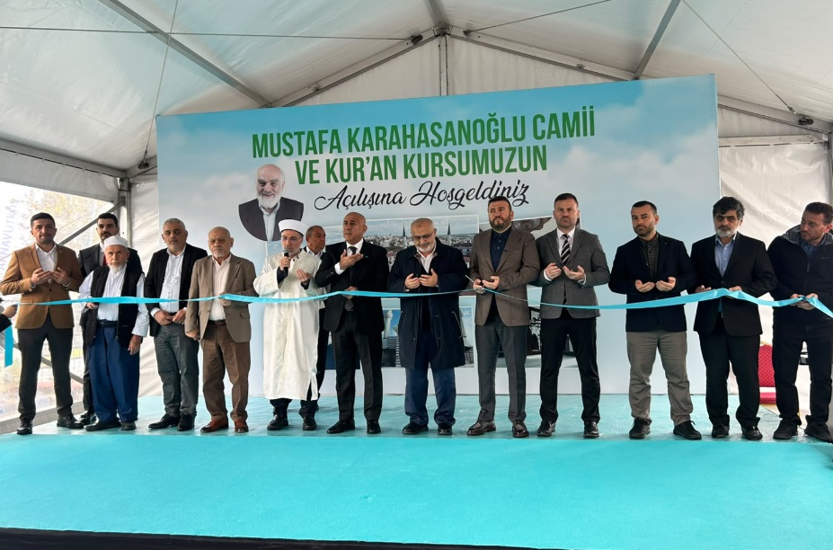 MUSTAFA KARAHASANOĞLU CAMİİ İBADETE AÇILDI