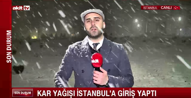 Kar yağışı İstanbul'a giriş yaptı