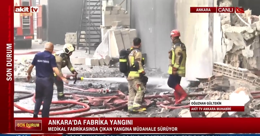 Ankara'daki fabrika yangınında son durum ne?