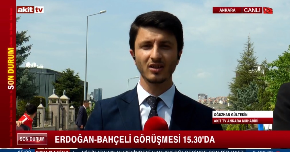 Erdoğan - Bahçeli görüşmesi 15:30'da