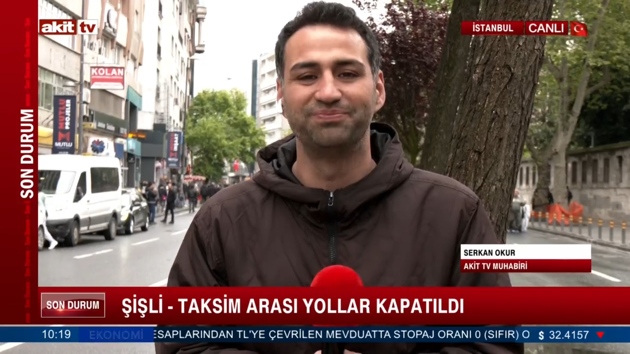 Ara sokaklar dahil Taksim'e tüm çıkışlar kapatıldı