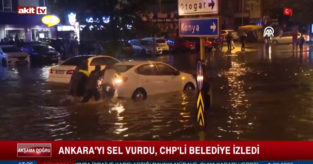 Ankara'yı sel vurdu, CHP'li belediye izledi