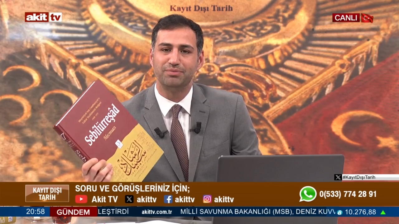 Bağcılar Belediyesi'nden Akit TV'nin sevilen tarih programı Kayıt Dışı Tarih'e "Sebilürreşad" Külliyesi hediye edildi 