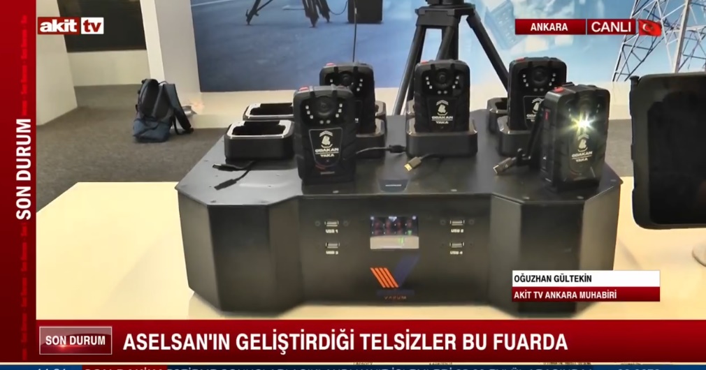 ASELSAN'ın geliştirdiği telsizler bu fuarda 