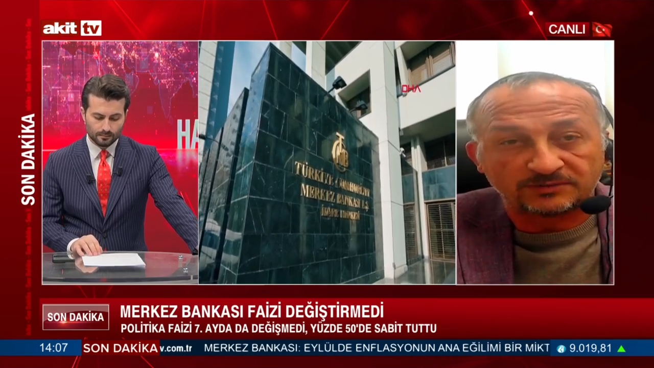 Merkez Bankası faizi değiştirmedi 