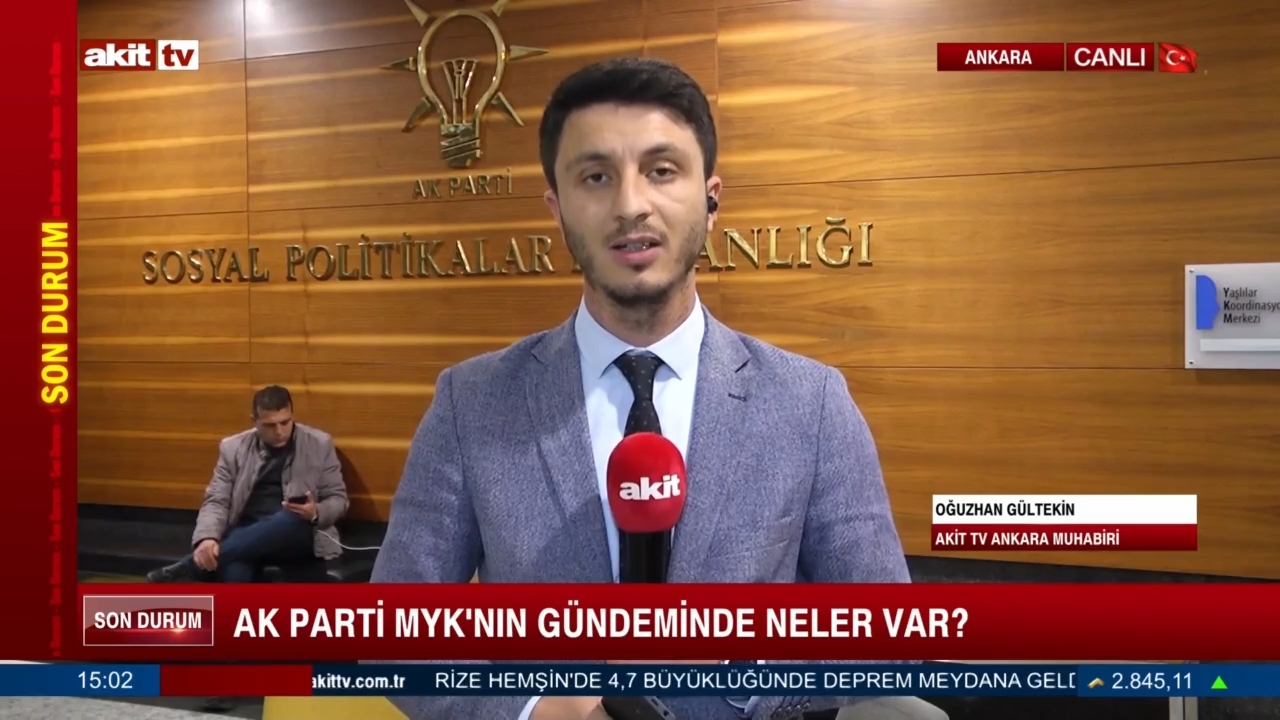 AK Parti MYK Erdoğan başkanlığında toplanıyor