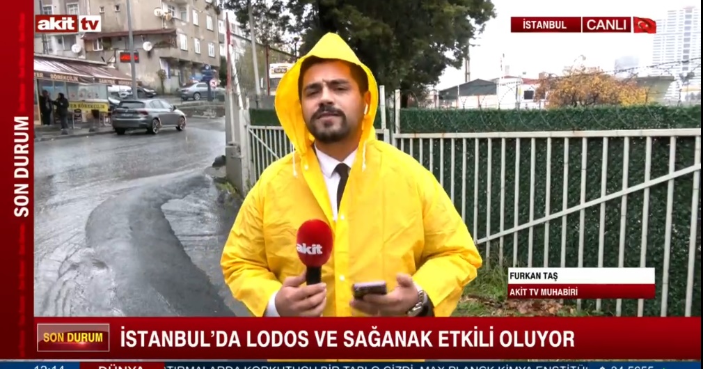 İstanbul'da Lodos ve sağanak etkili oluyor 