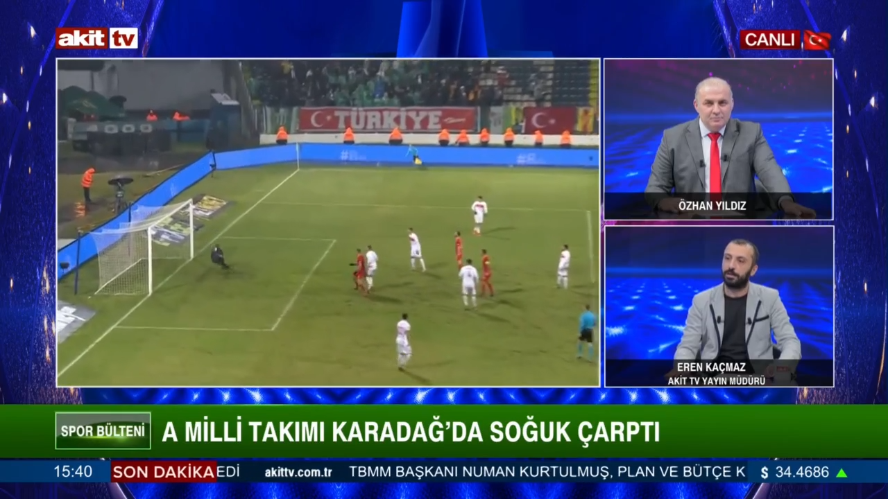 A Milli Takımı Karadağ'da soğuk çarptı 