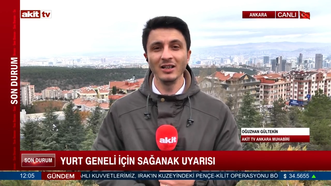 Yurt geneli için sağanak uyarısı 