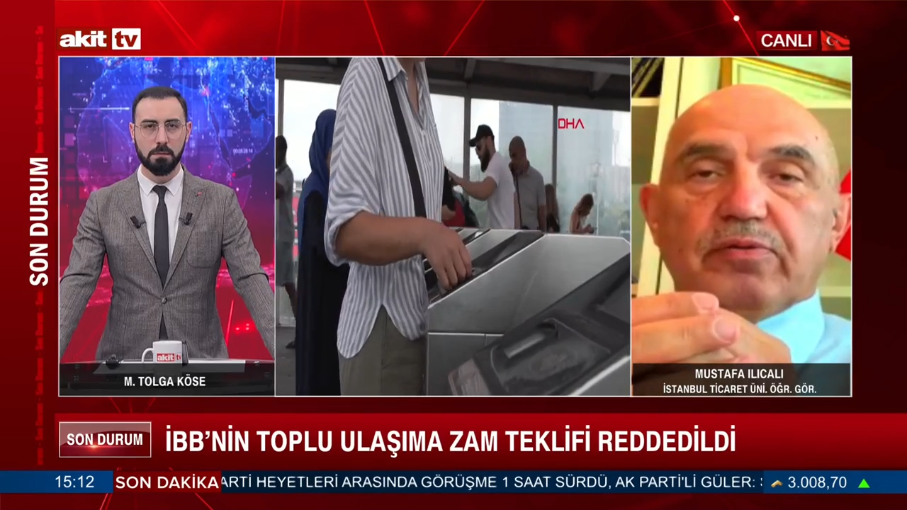 İBB'nin toplu ulaşıma fahiş zam teklifi reddedildi