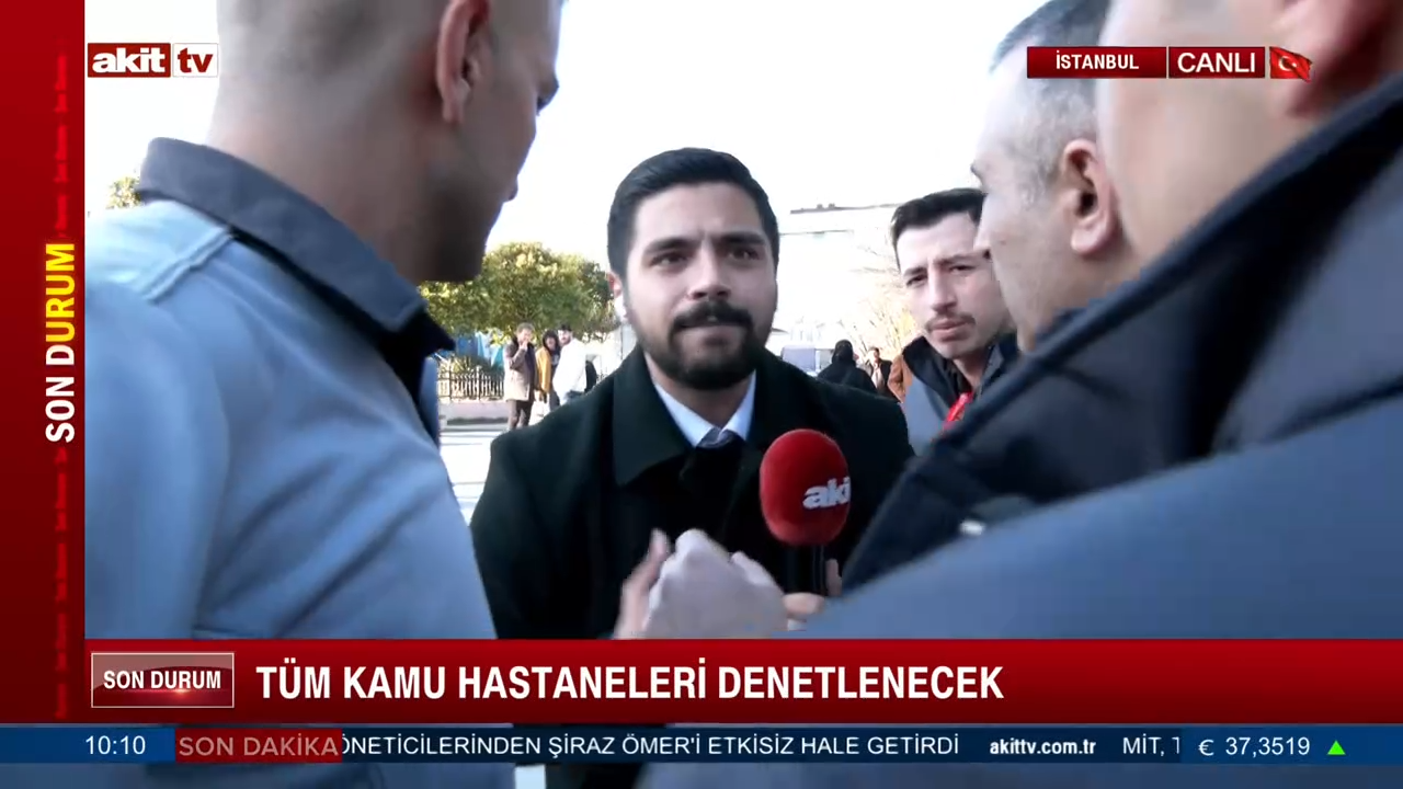 Kamu hastaneleri denetlenecek haberi sırasında canlı yayın sabote edildi! 