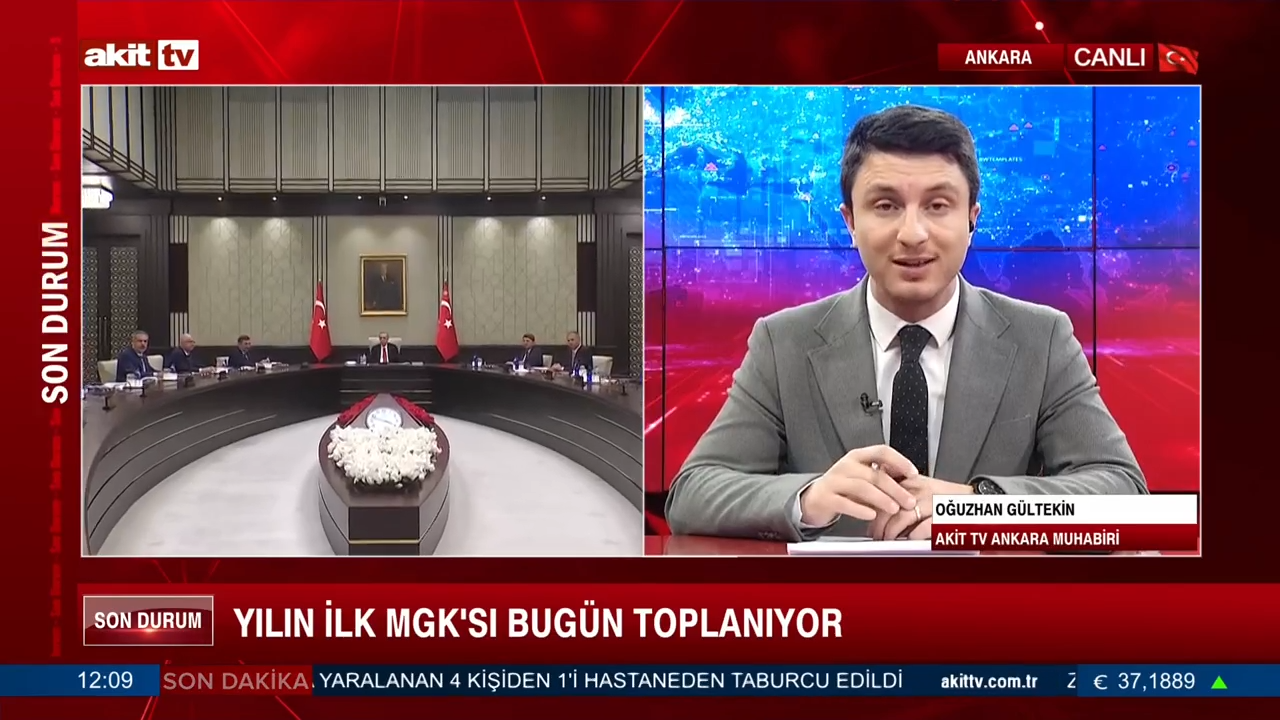 Yılın ilk MGK'sı bugün toplanıyor 