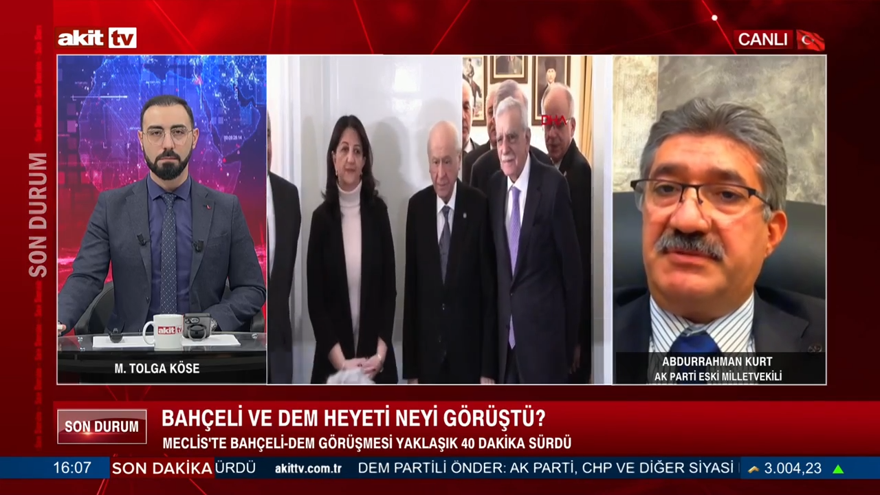 Bahçeli - DEM heyeti görüşmesi sona erdi