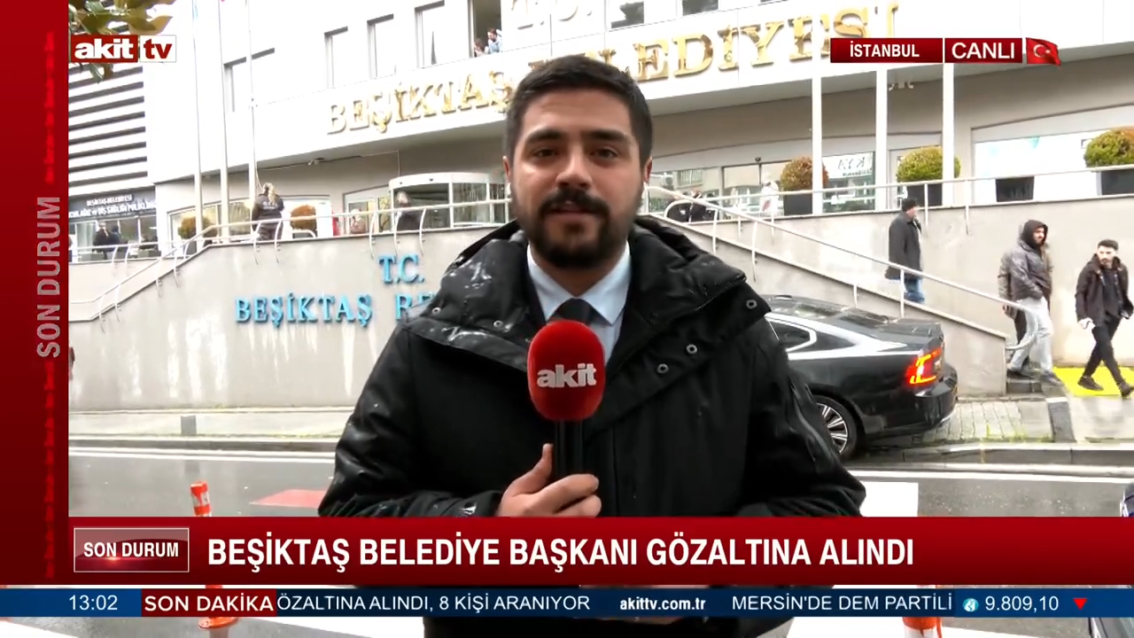 Beşiktaş Belediye Başkanı gözaltına alındı