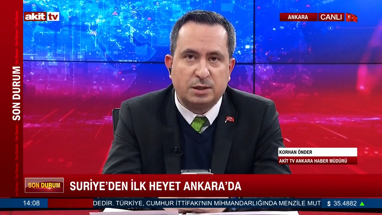 Suriye'den İlk heyet Ankara'da 