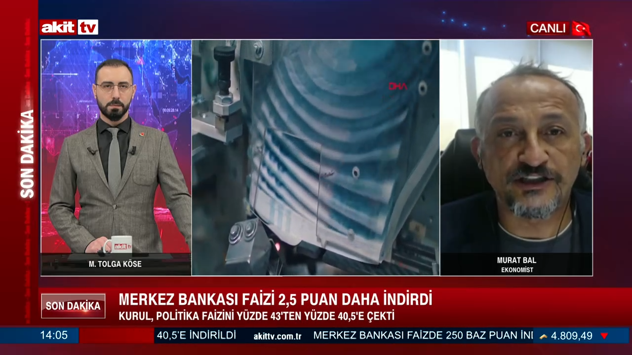 Ekonomist Murat Bal Merkez Bankası faiz kararını değerlendirdi 