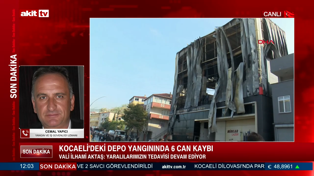 Yangın ve İş Güvenliği Uzmanı Cemal Yapıcı: Kocaeli'deki depo yangınını değerlendirdi