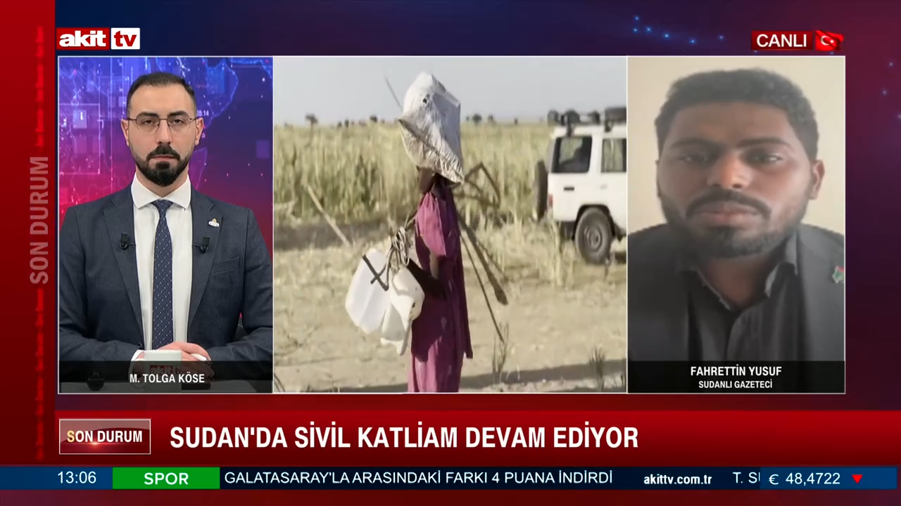 Sudanlı Gazeteci Fahrettin Yusuf; Sudan'da sivil katliamı devam ediyor