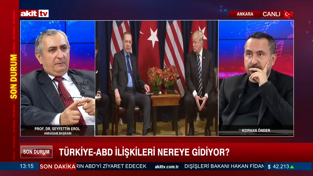 ANKASAM Başkanı Prof. Dr. Seyfettin Erol, dünya gündemini değerlendirdi