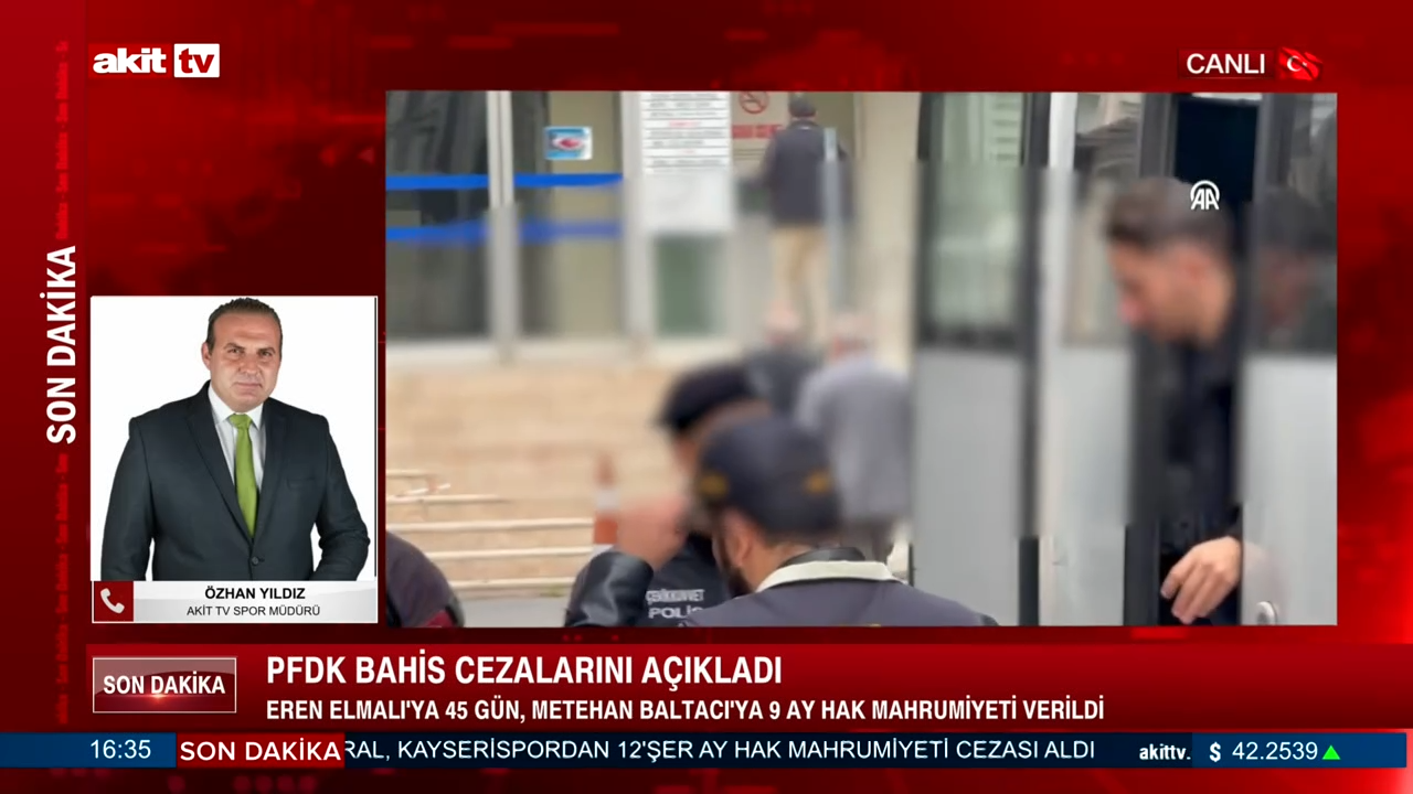 Akit TV Spor Müdürü Özhan Yıldız PFDK'nın bahis cezalarını değerlendirdi