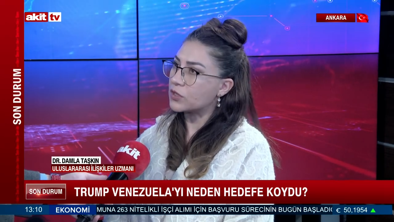 Uluslararası İlişkiler Uzmanı Dr. Damla Taşkın "Trump Venezuela'yı neden hedefe koydu?" 18.12.2025