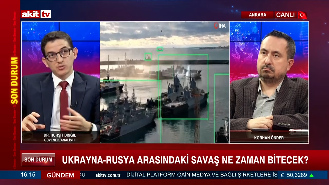 Güvenlik Analisti Dr. Hurşit Dingil; Ukrayna Rusya savaşı ve Karadeniz'deki son durumu değerlendirdi 
