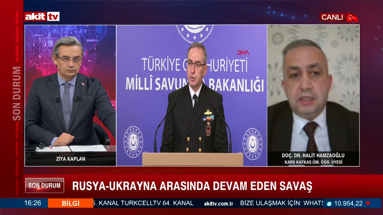 Doç. Dr. Halit Hamzaoğlu; Rusya-Ukrayna arasında devam eden savaşın bölgeye etkileri 