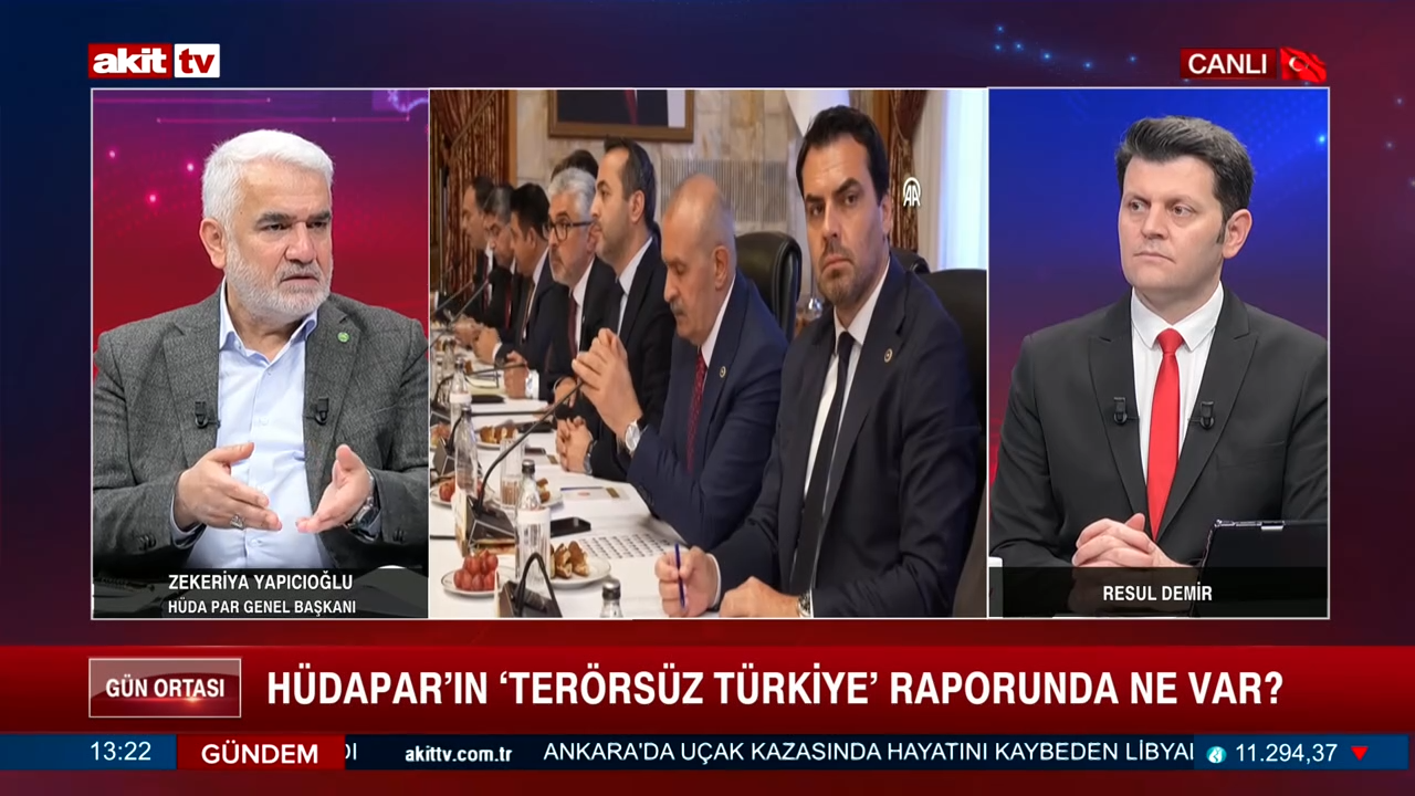 HÜDA PAR Genel Başkanı Zekeriya Yapıcıoğlu Türkiye ve dünya gündemini değerlendirdi 