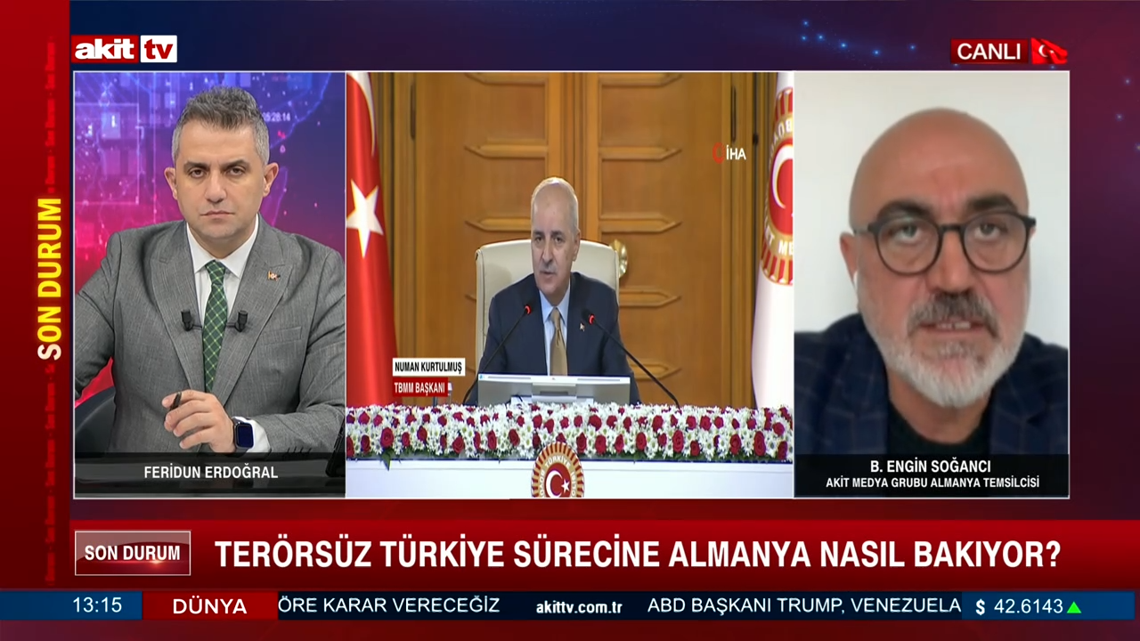 Terörsüz Türkiye sürecine Almanya nasıl bakıyor? Akit Medya Grubu Almanya Temsilcisi B.Engin Soğancı son durumu bildirdi